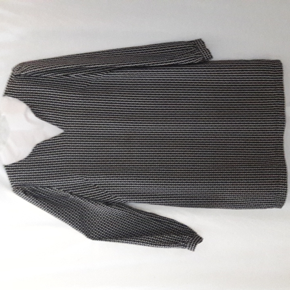 Lila Rose Women Shift Dress Size 8 Black White Long Sleeves